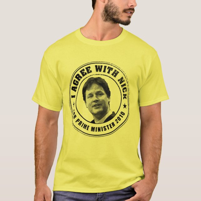 Nick Clegg Tshirt Tröja (Framsida)