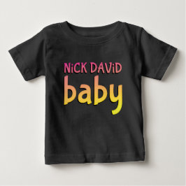 NiCK DAViD baby - City Kid Logotyp T-Shirt