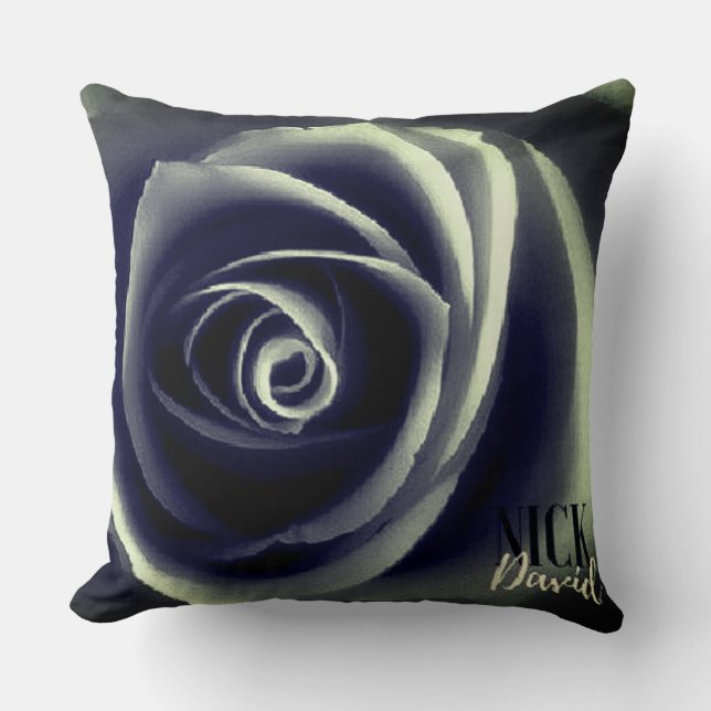 NiCK DAViD - Blåbitterfyllning Kudde (Framsida)