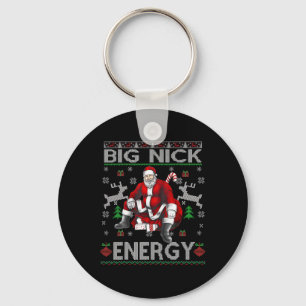 Nick Energy Funy Santa Ugly Sater Manar W Nyckelring