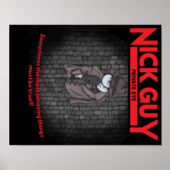 Nick Guy, Private Öga Poster (Framsidan)