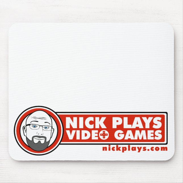 Nick leker videospel Mousepad Musmatta (Framsidan)