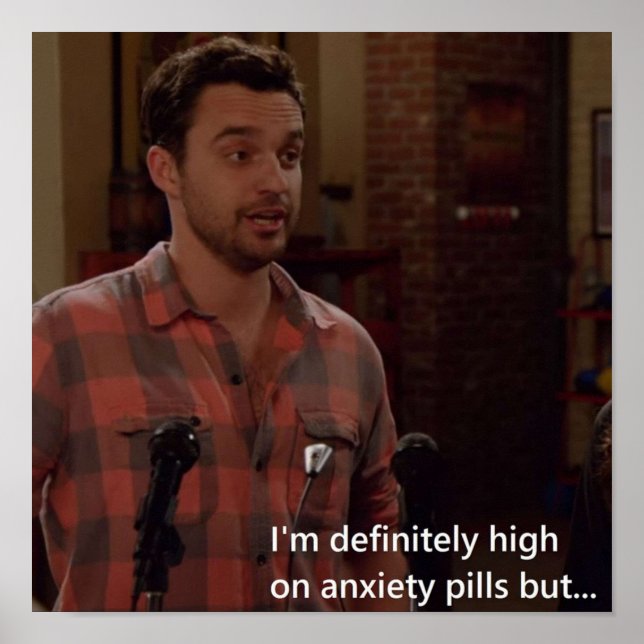 Nick Miller New Girl Poster (Framsidan)