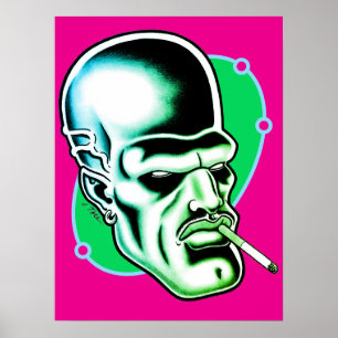 Nick Nebulon™/Varmrosa Poster