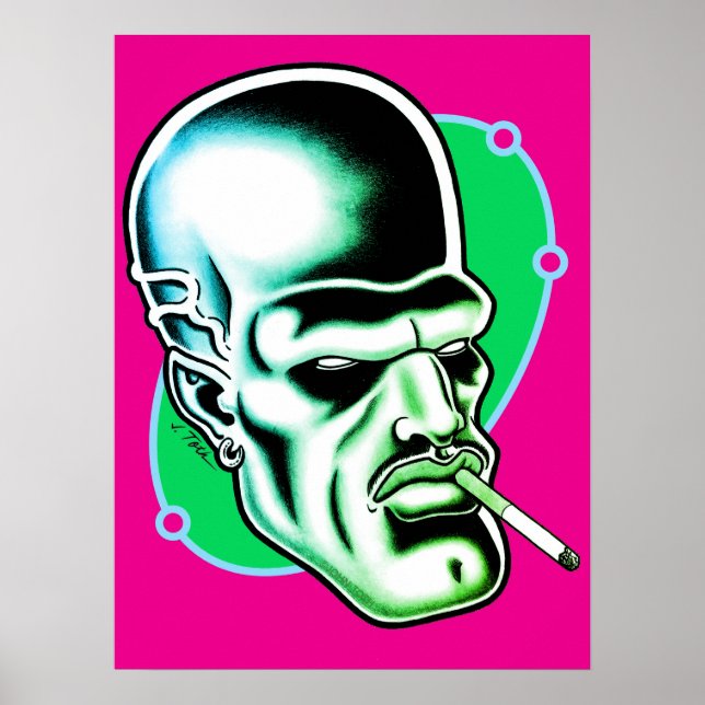 Nick Nebulon™/Varmrosa Poster (Framsidan)