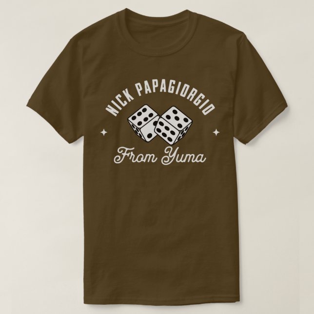 Nick Papagiorgio från Yuma T Shirt (Design framsida)