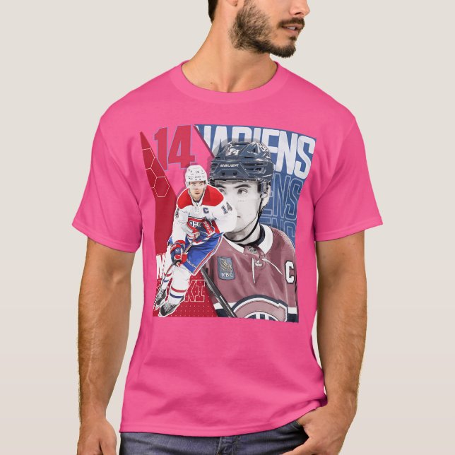 Nick Suzuki Hockey Shirt Canadiens T (Framsida)