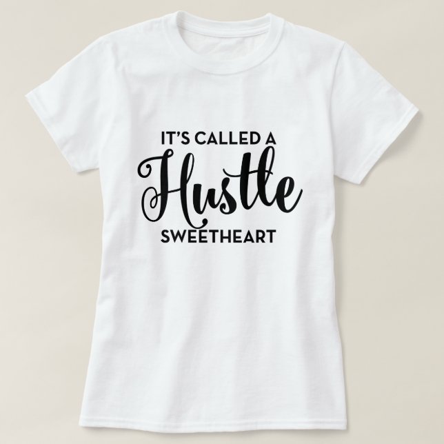 Nick Wilde inspirerad "Hustle" skjorta Tee Shirt (Design framsida)