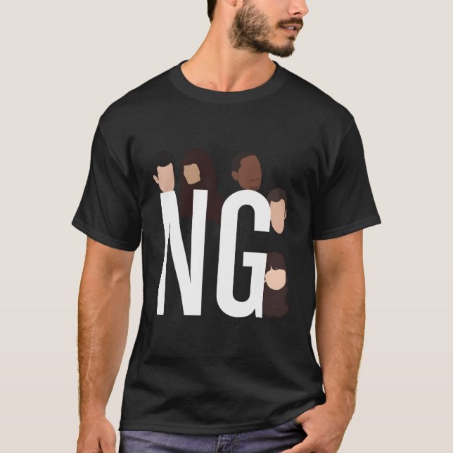Nick Winston Schmidt Ansikte T Shirt (Framsida)