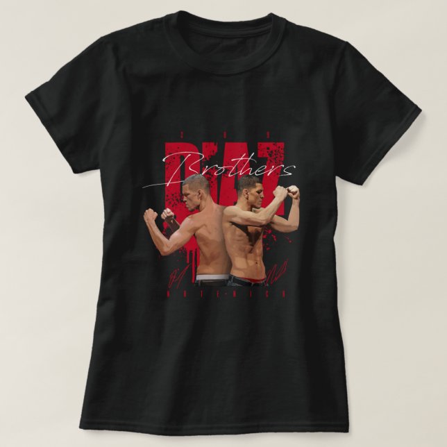 Nick x Nate Diaz  T Shirt (Design framsida)