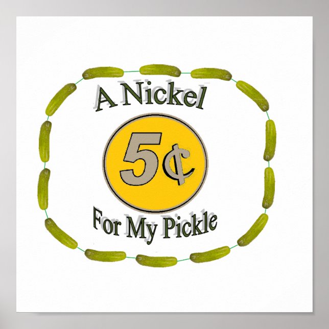 Nickel for My Pickle Poster (Framsidan)