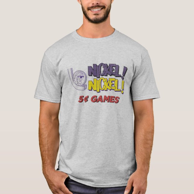 Nickel Nickel 5 cent Games vintage t-shirt (Framsida)