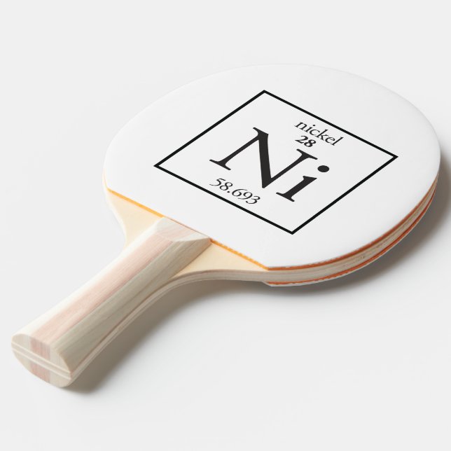 Nickel Pingisracket (Frontvinkel)