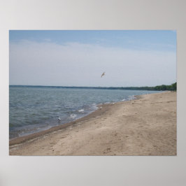 Nickel Plate Beach Huron,Ohio Poster