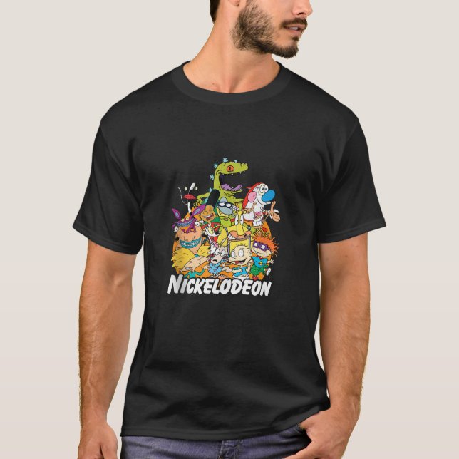 Nickelodeon-Logotyp med Tanktopet Alla tecken T Shirt (Framsida)