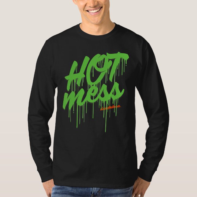 Nickelodeon Slime Hett  T Shirt (Framsida)