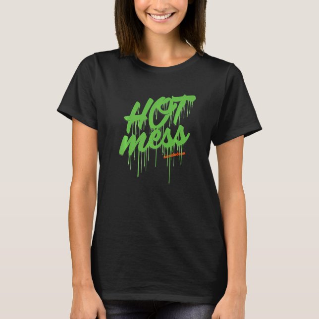 Nickelodeon Slime Hett  T Shirt (Framsida)