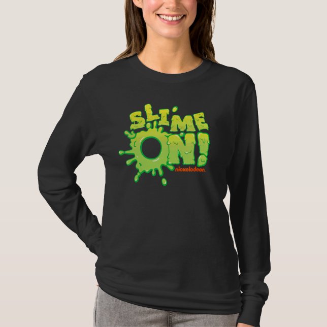 Nickelodeon slitage på och på t shirt (Framsida)