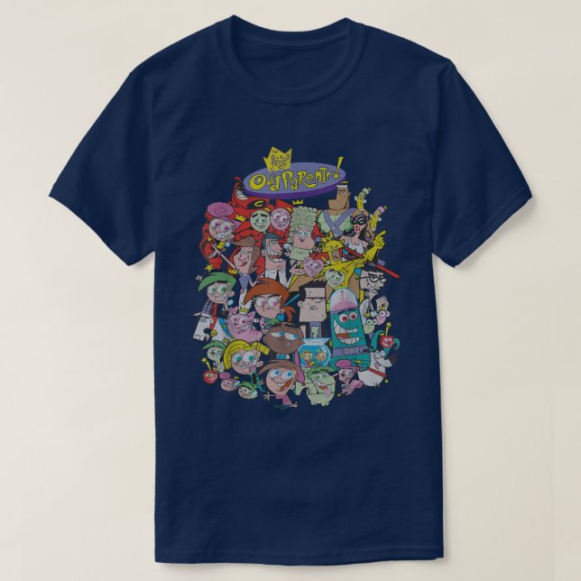 Nickelodeon totalt tecken för rättvist uddaParents T Shirt (Design framsida)