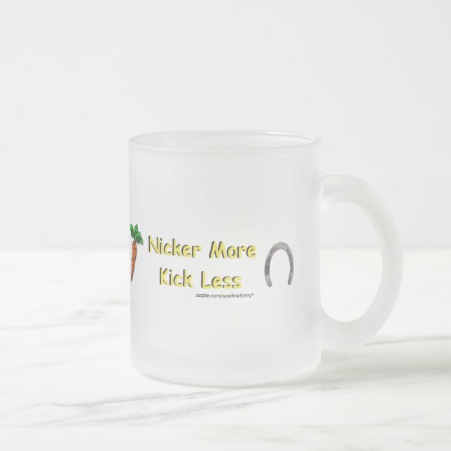 Nicker More, Kick Less Frosted Mugg (Höger)