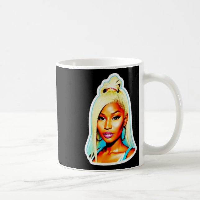 Nicki Minaj Sticker Kaffemugg (Höger)