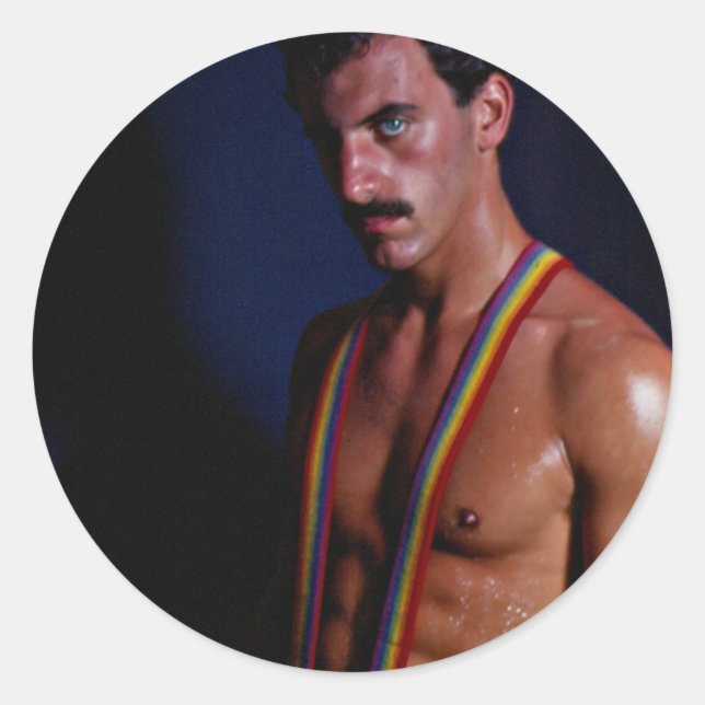 Nick's Kort Runt Klistermärke (Framsida)