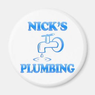Nick's Plumwing Magnet