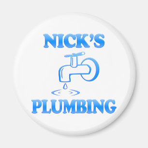 Nicks rörmokeri magnet