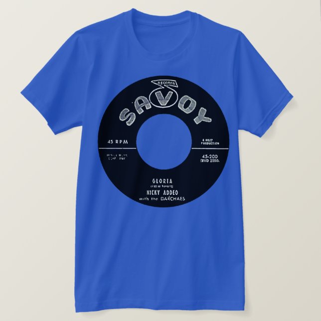 Nicky Addeo - Gloria Record-T-skjorta T Shirt (Design framsida)