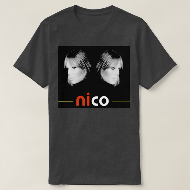 Nico Black T Shirt (Design framsida)