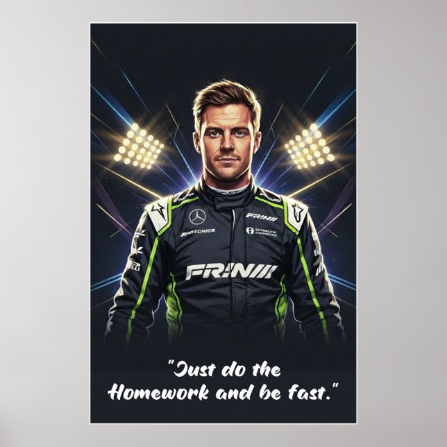 Nico Hülkenberg Affisch (Framsidan)