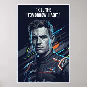 Nico Hülkenberg Racing Vector – Döda morgondagen Poster