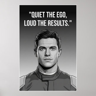 Nico Hülkenberg Racing Vector – Tysta egot  Poster