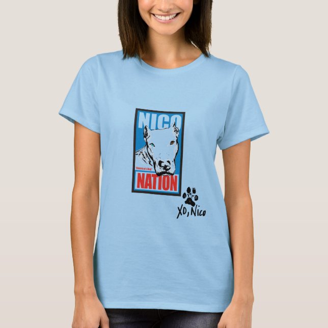 Nico Nation Tee Shirt (Framsida)