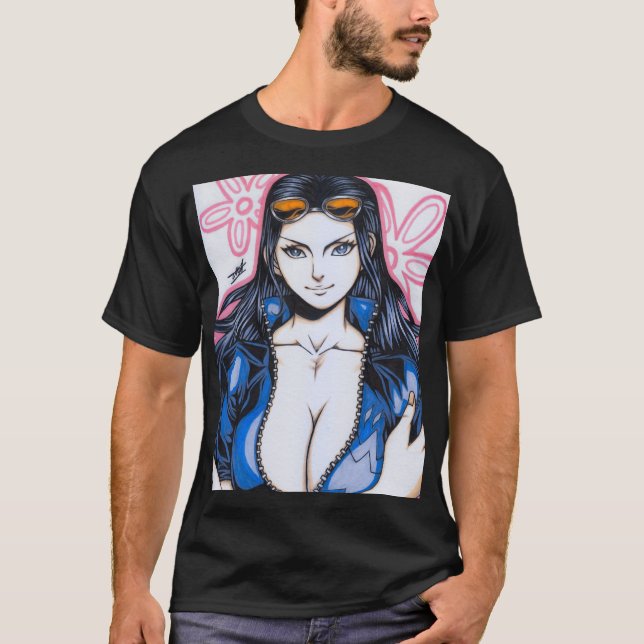 Nico Robin ~ Djävulsbarn T Shirt (Framsida)