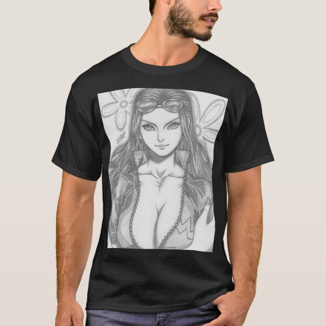 Nico Robin ~ Djävulsbarn T Shirt (Framsida)