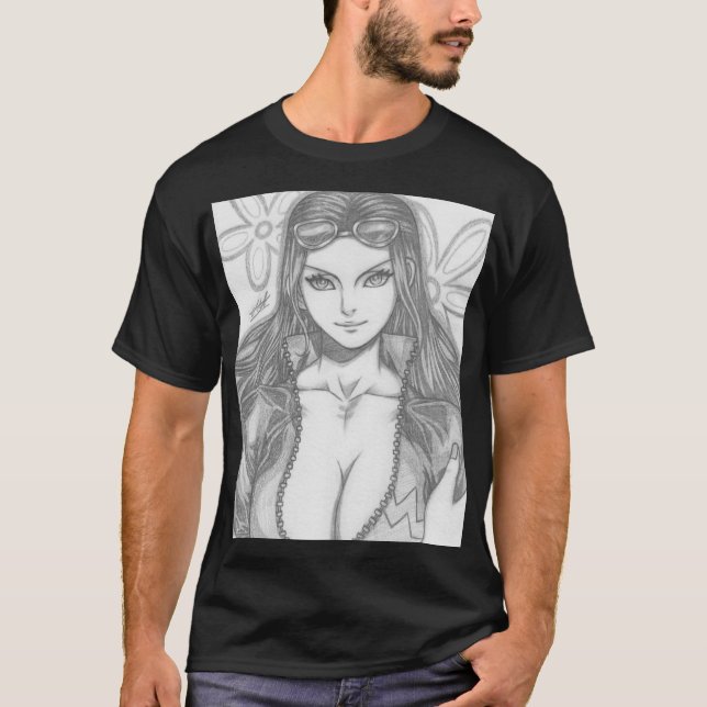 Nico Robin ~ Djävulsbarn T Shirt (Framsida)