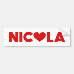 Nicola Kärlek Bildekal