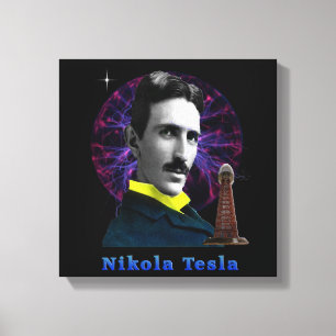 Nicola Tesla Canvastryck