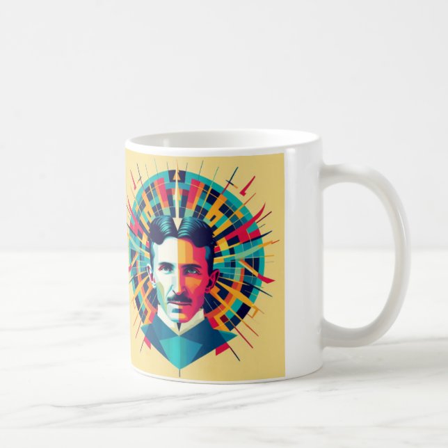Nicola Tesla  Kaffemugg (Höger)
