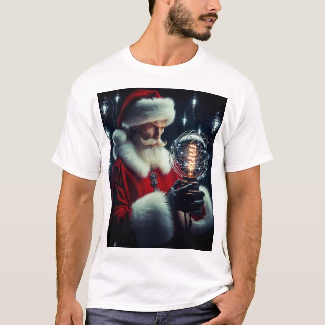 Nicola Tesla natal Camiseta T Shirt (Framsida)