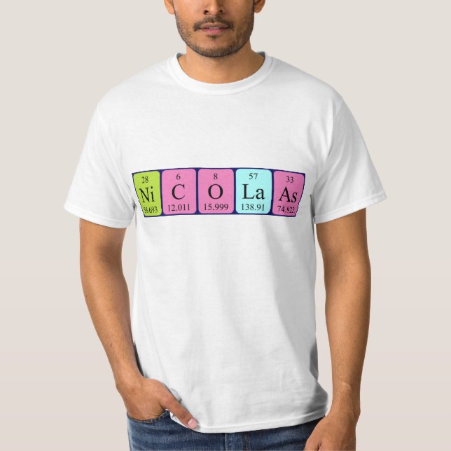 Nicolaas Perioas bord namn shirt T Shirt (Framsida)