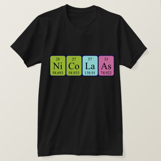 Nicolaas Perioas bord namn shirt Tee (Design framsida)
