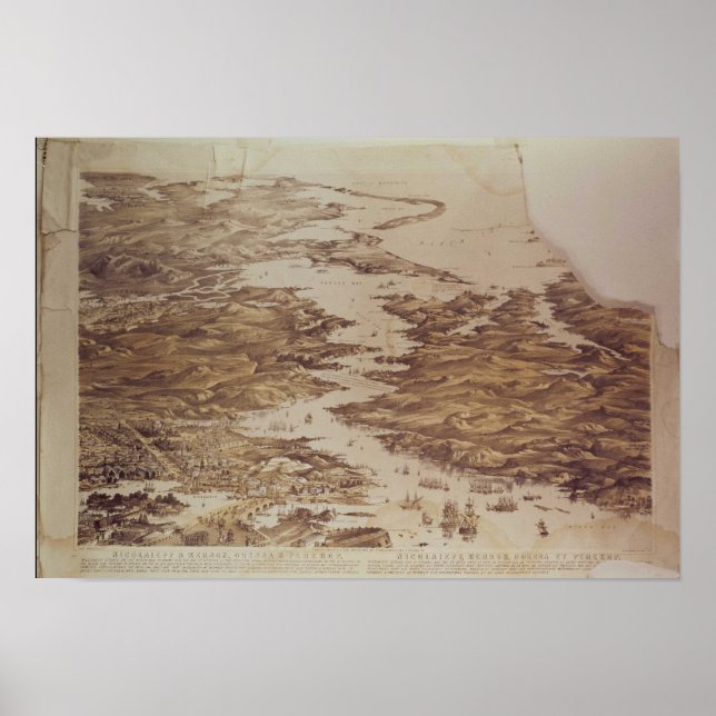 Nicolaieff och Kerson Bay, Odessa & Perekop Poster (Framsidan)