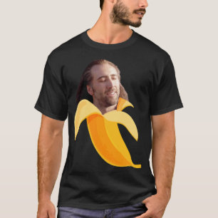 Nicolas-bur i en banan t shirt