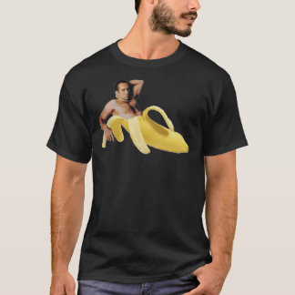 Nicolas Cage in a Banana - Original Gult   T Shirt