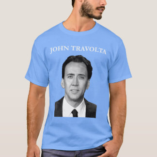 Nicolas Cage John Travolta Face Off Män vänner vän T Shirt