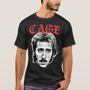 Nicolas Cage Retro Aesthetic Fläkt Art Design T Shirt