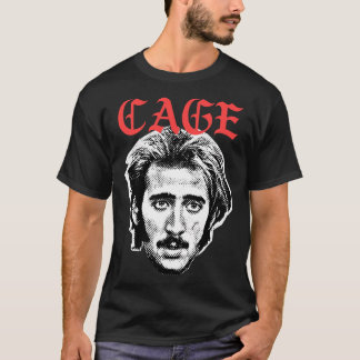 Nicolas Cage Retro Aesthetic Fläkt Art Design T Shirt
