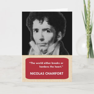 Nicolas Chamfort Anti-Valentin kort för dag